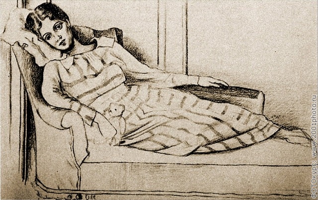 Ольга Хохлова, 1917 г.